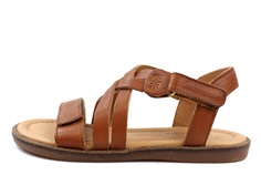 Bisgaard sandal cognac flet